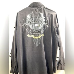 Vintage Harley Davidson button down